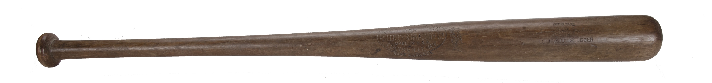 1946-1947 Tommy Holmes Game Used Hillerich & Bradsby Pre Model Bat (PSA/DNA)